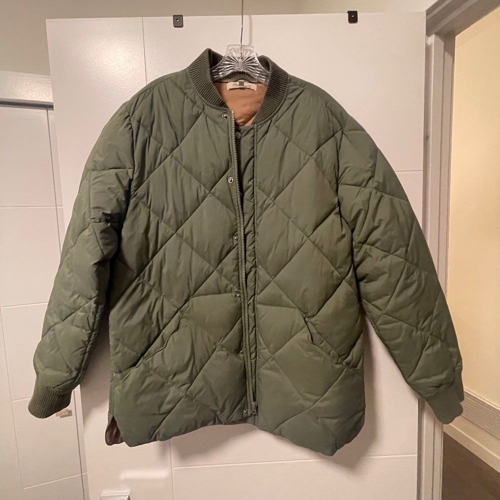 Madewell Puffy Bomber Jacket
